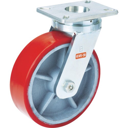 プレート式重荷重用キャスター HX14FU200