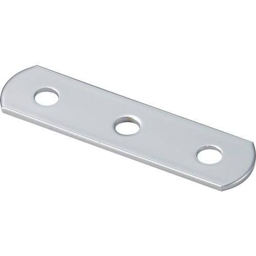 ジョイント金具19型フラットクロム長さ75穴数3