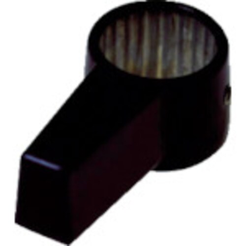 シリンダー錠ノブロック用ノブブラック