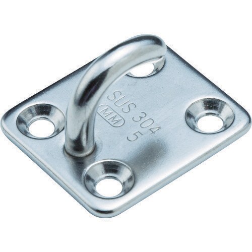 ステンレスオープンアイプレート5mm(1個=1袋)