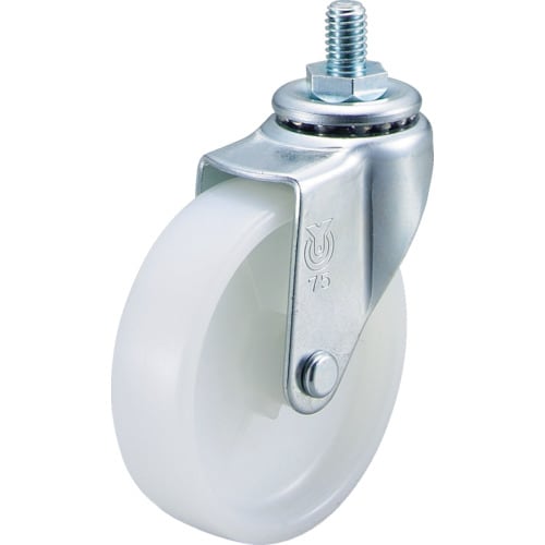 ねじ込み式キャスターナイロン車輪自在Φ75