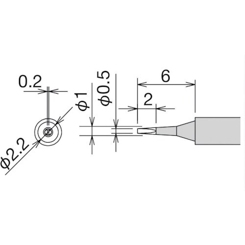 替こて先0.5D型RX−812AS/802AS