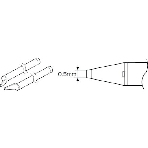 こて先CHIP0.5L型