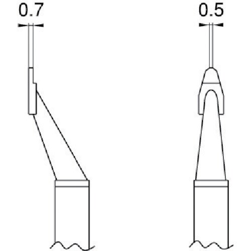 こて先CHIP0.5C型2本入り