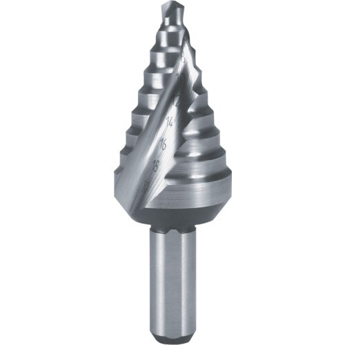 2枚刃スパイラルステップドリル20mm短尺