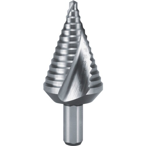 2枚刃スパイラルステップドリル30mm短尺