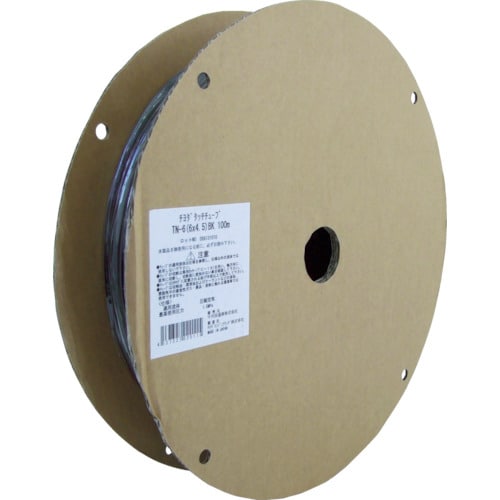 ナイロンチューブ6×4.5mm/100m黒