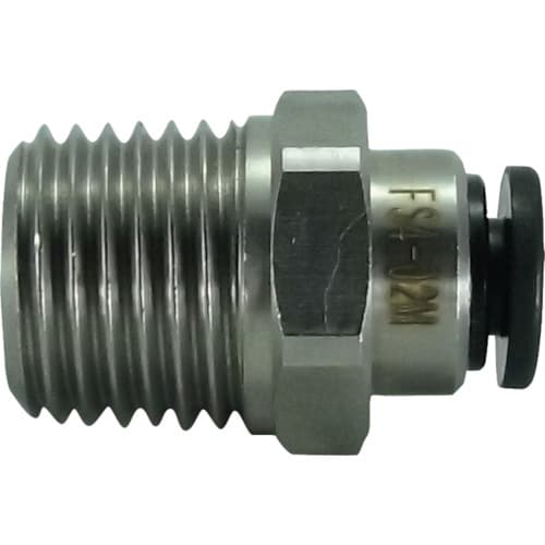 ファイブSUSメイルコネクタ4mm・R1/4