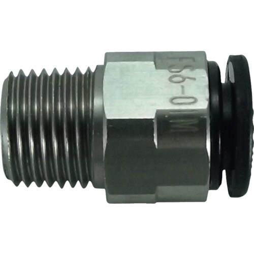 ファイブSUSメイルコネクタ6mm・R1/8