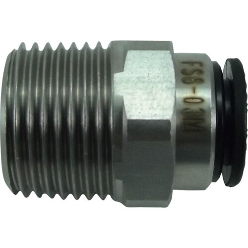 ファイブSUSメイルコネクタ8mm・R3/8