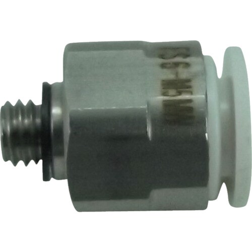 ファイブSUSメイルコネクタ白6mm・M5X0.8
