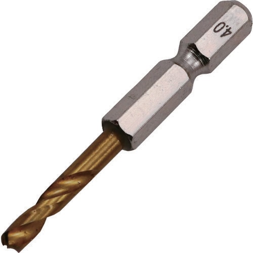 ミツトモ 2本組 六角軸ショートドリル 4.0mm