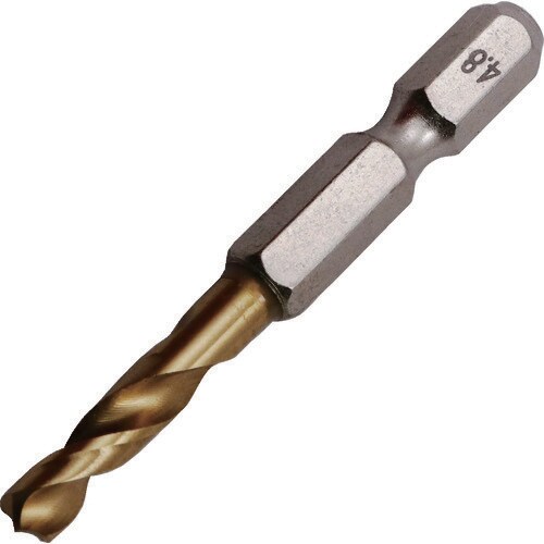 ミツトモ 2本組 六角軸ショートドリル 4.8mm