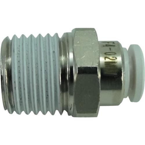 ファイブメイルコネクタW(白)4mm・R1/4