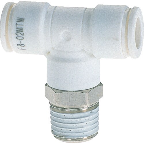 ファイブメイルブランチティW(白)8mm・R3/8