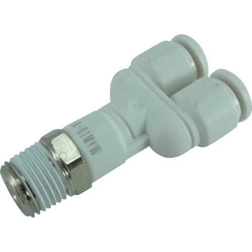 ファイブメイルブランチワイW(白)4mm・R1/8