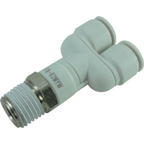 ファイブメイルブランチワイW(白)8mm・R1/4