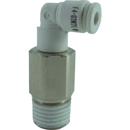 ファイブロングメイルエルボW(白)4mm・R1/4