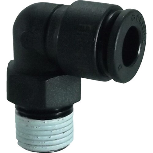 ファイブ樹脂メイルエルボ6mm・R1/8