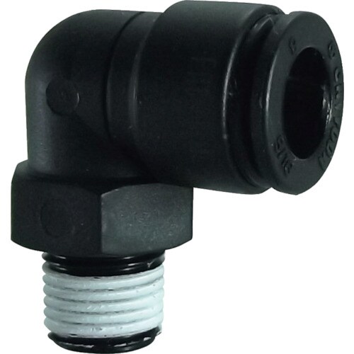 ファイブ樹脂メイルエルボ8mm・R1/8