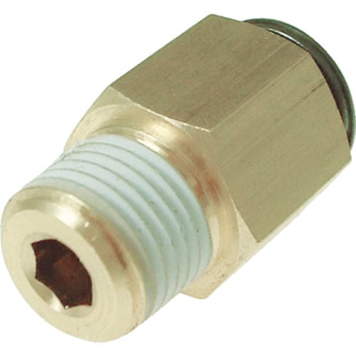 フジメイルコネクター(金属)6mm・R3/8