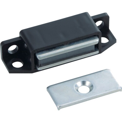 マグネットキャッチ樹脂製L45mm黒