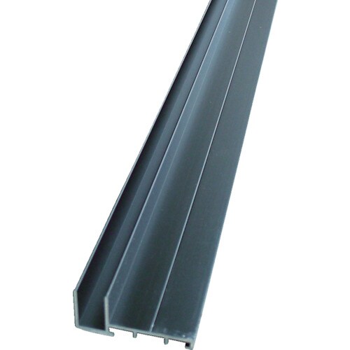 波板用母屋枠見切付2.4Mブラック