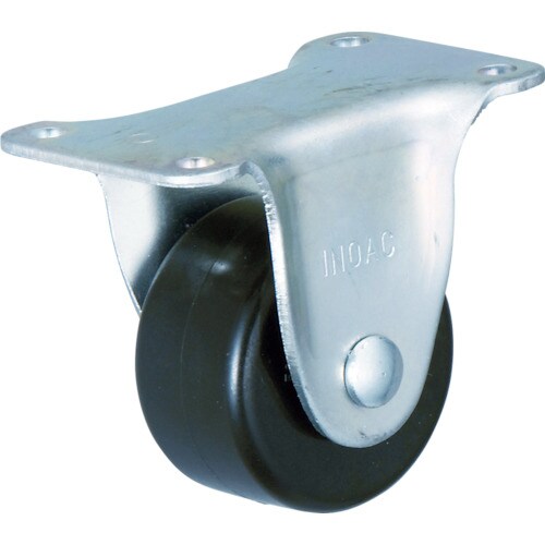 高荷重用キャスターフェノール車輪固定金具付Φ50