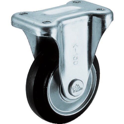 スタンダードプレスキャスターゴム車輪固定150径