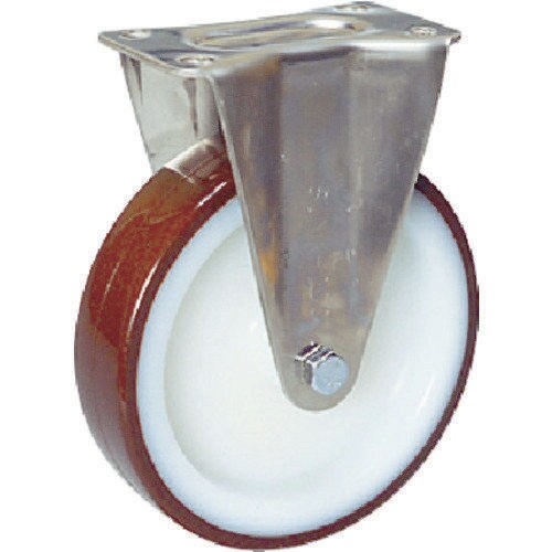 ステンレスキャスターウレタン車輪付固定