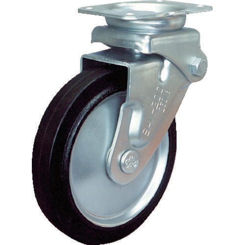 緩衝キャスター固定ゴム車輪200径