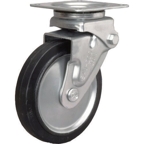 緩衝キャスター自在ゴム車輪200径