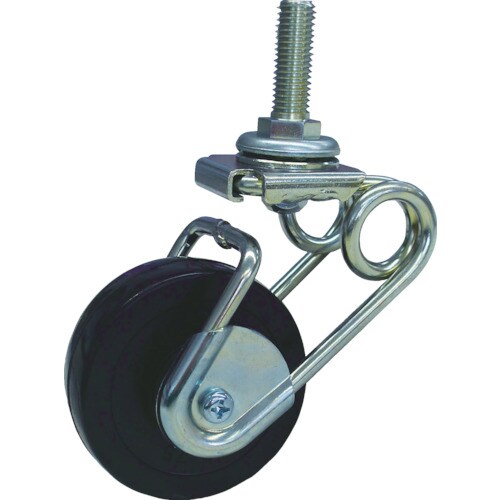 緩衝キャスター5自在ネジ込み75径Rゴム車