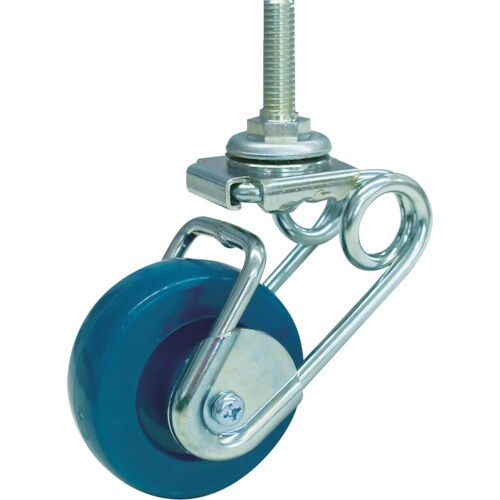 緩衝キャスター5自在ネジ込み75径ウレタン車