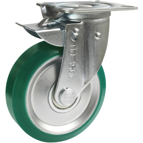 自在⇔固定切換キャスターウレタン車輪150径