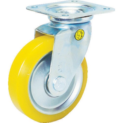 静電気帯電防止キャスターウレタン車輪自在150径