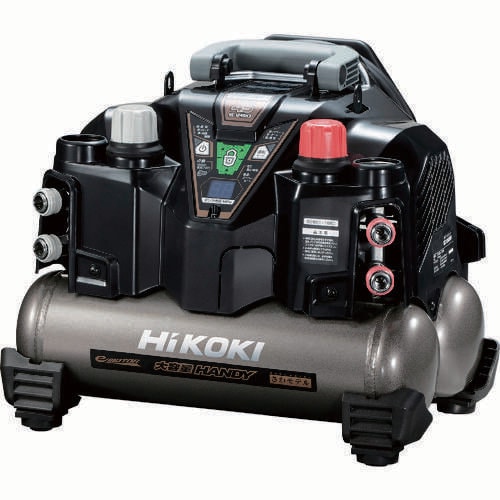 釘打機用エアコンプレッサ8Lセキュリティ機能付