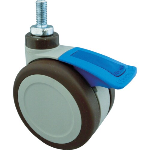 ねじ込み双輪キャスター124径