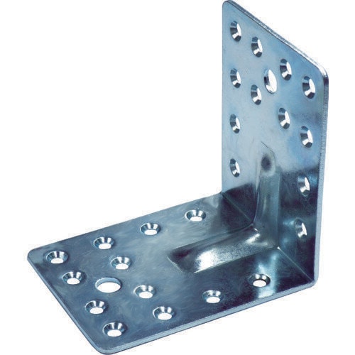 マルチ金物L型リブ付ユニクロメッキ