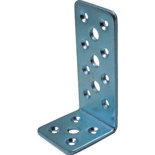 マルチ金物L型不等辺ユニクロメッキ