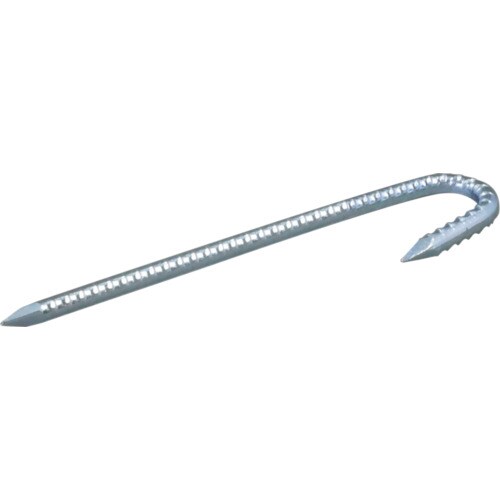 異形ロープ止J型(50本入)6X150