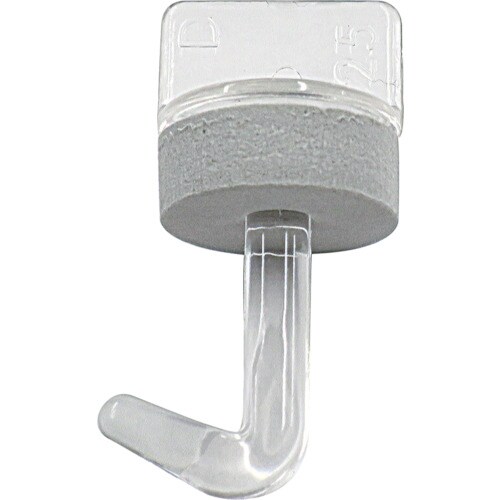 極太ポリカフック12入21mmクリアー