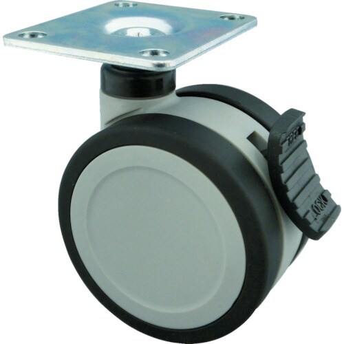 プレート式双輪キャスター KTSD75P