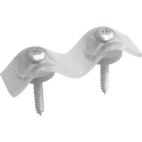 波板Wロック16個入4.2X35mmクリアー