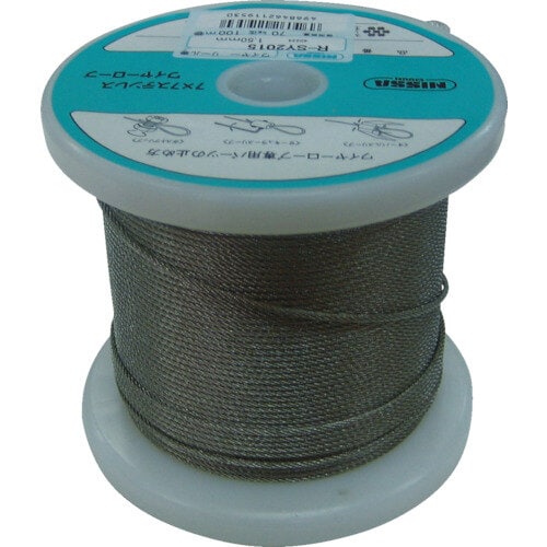 ステンレスワイヤーロープ2.5mm×100m