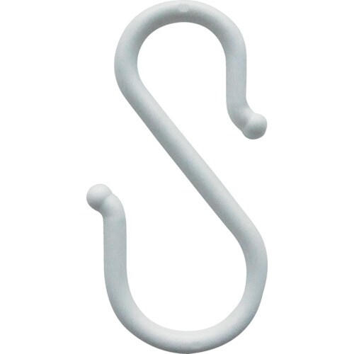 プラスチックSフック8×115mm白色(2個入り)