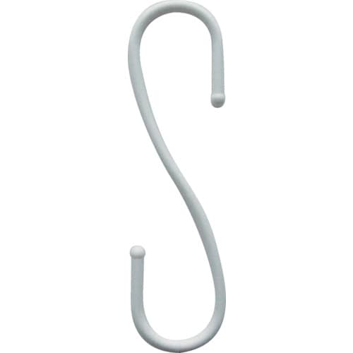 プラスチックSフック8×245mm白色(2個入り)