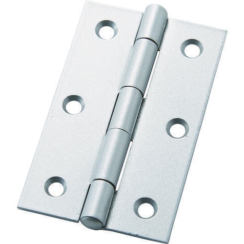 カラー丁番袋入り(2枚)・厚口76mm・シルバー