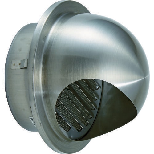 ステンフード付き丸型ガラリ・150パイ