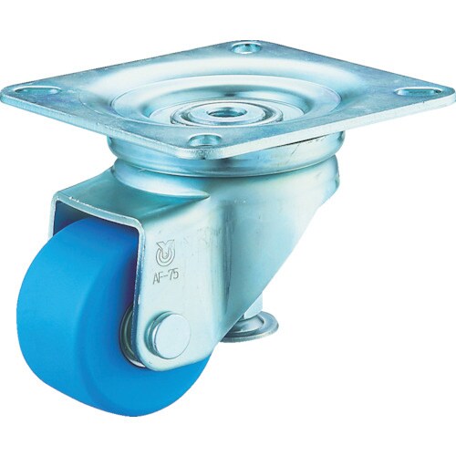 アジャスター付キャスター自在車75径